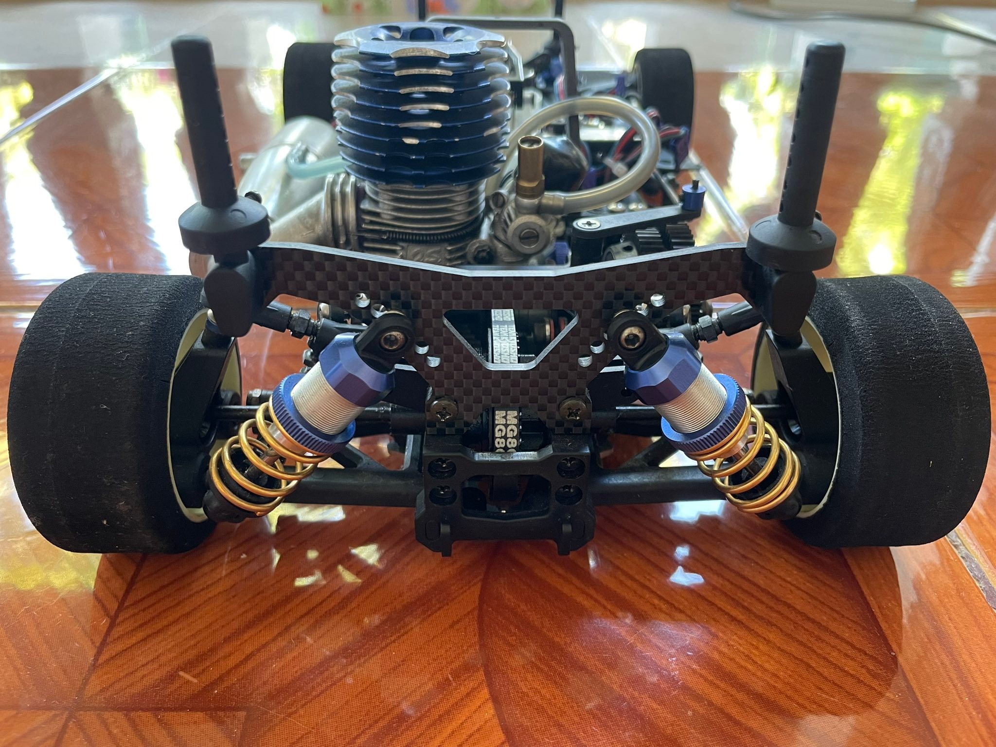 Kyosho V-One RRR touring car for sale with OS Max 12TZ engine