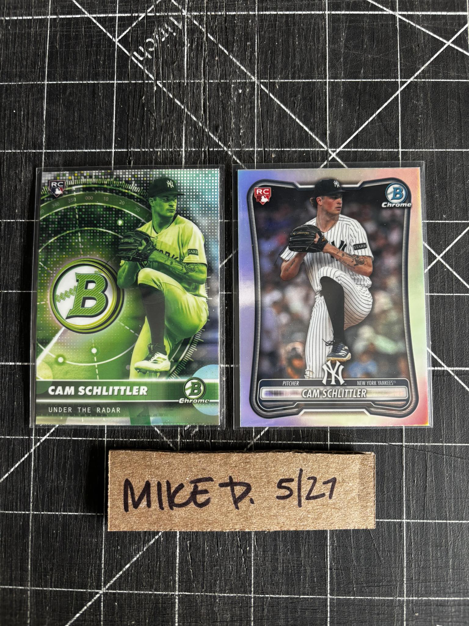 2026 Bowman Cam Schlittler red logo rookie card auction