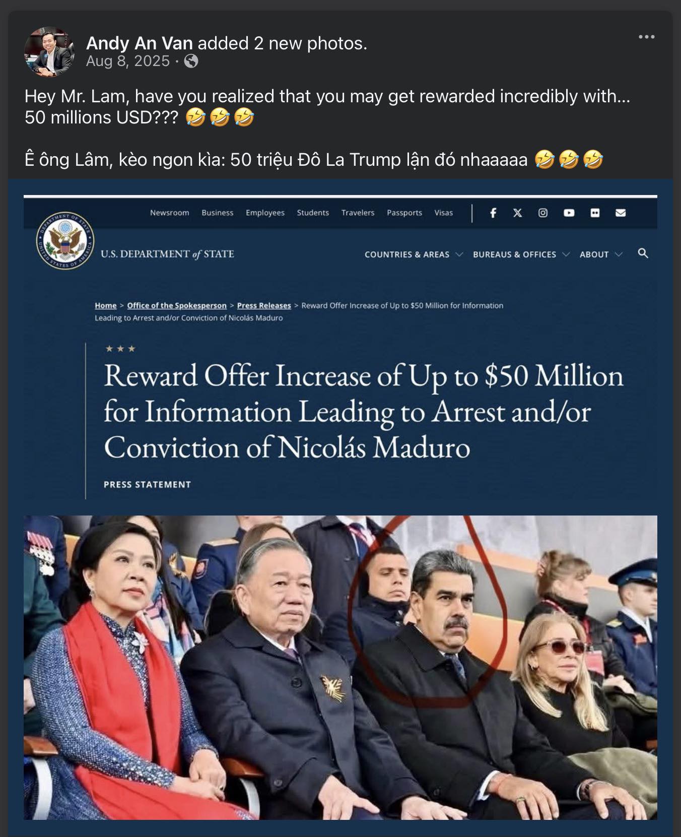 Andy An Van - Tui đã nhắc trước từ lâu rồi, phần thưởng... | Facebook