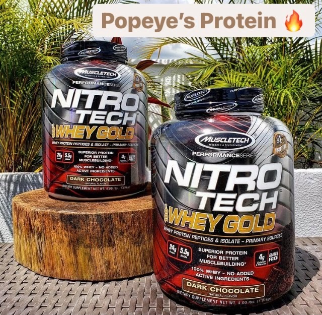🌟 💪 NITRO TECH 100% WHEY GOLD... - Popeye's Protein S&A | Facebook