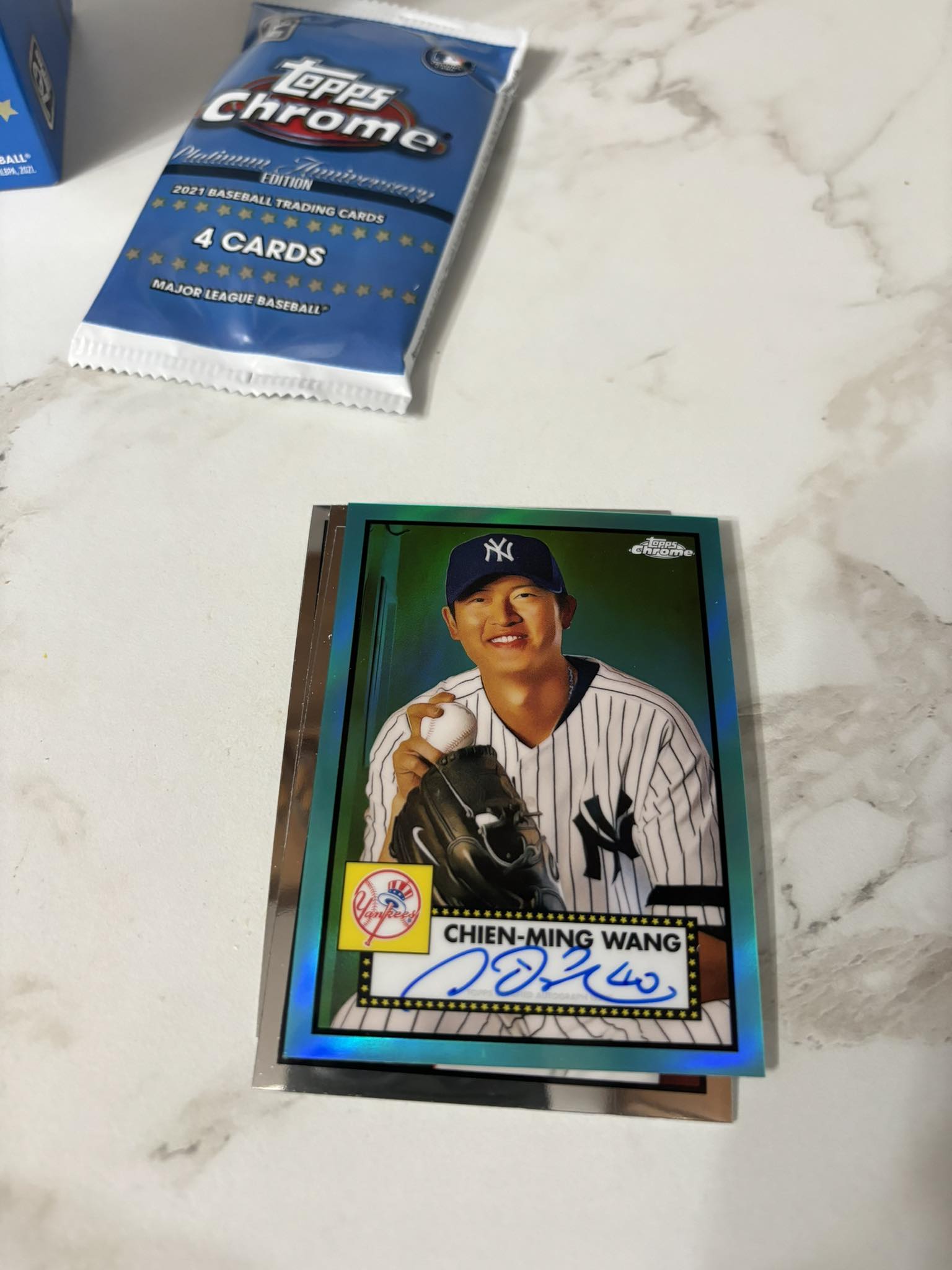 First pack from a mega. Numbered /150. Finally somthin decent been 