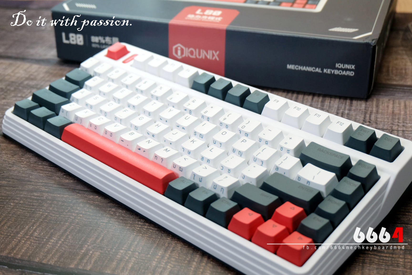 งานติดดีคอลไทยเนี๊ยบๆ ของ IQUNIX... - 6664 mech Keyboard Mod | Facebook