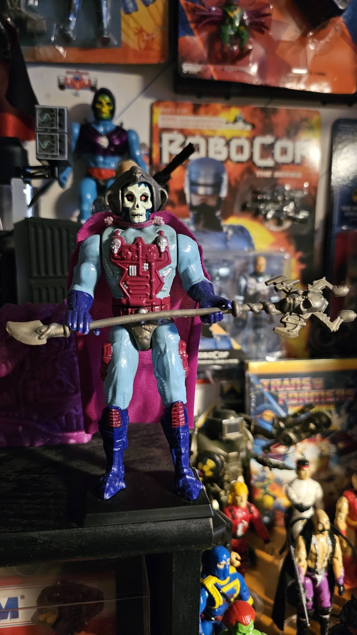 Vintage Skeletor figure from The New Adventures of He-Man line