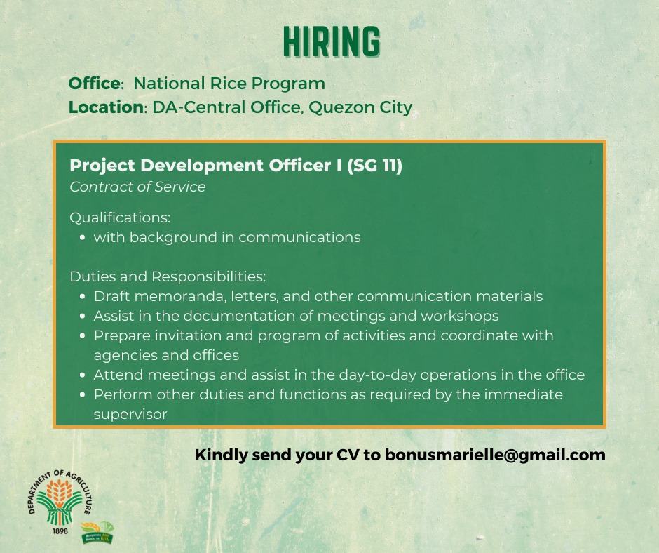 DA National Rice Program | Quezon City