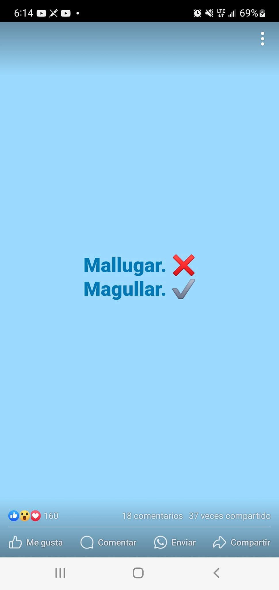Ortografía | Sí, magullar es la forma correcta y aceptada por la Real ...
