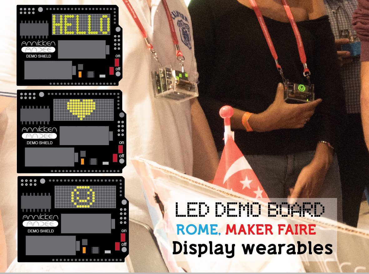 Annikken - Introducing our LED Demo Shield, 8x8 LED matrix... | Facebook