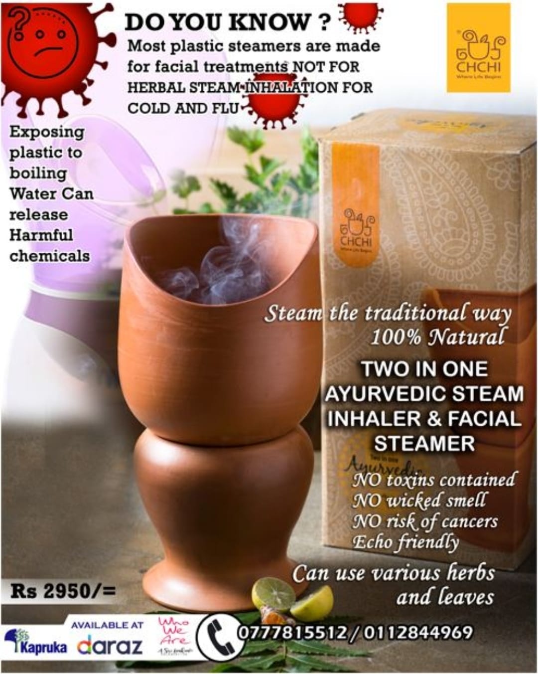Pochchi - DO YOU KNOW? Most plastic steamers are made for...