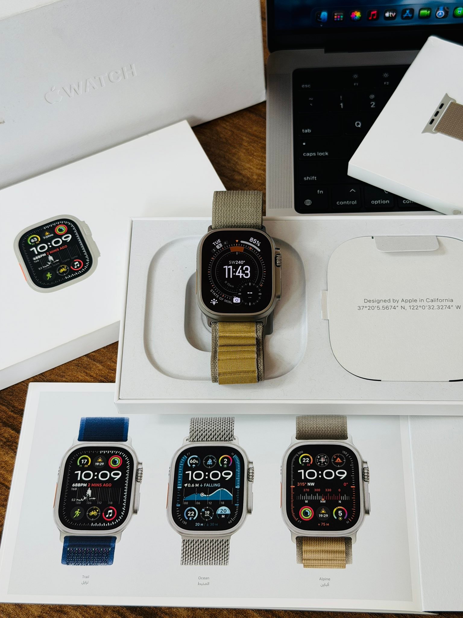 Apple Watch Ultra 2 49MM Tan Alpine Loop 2024