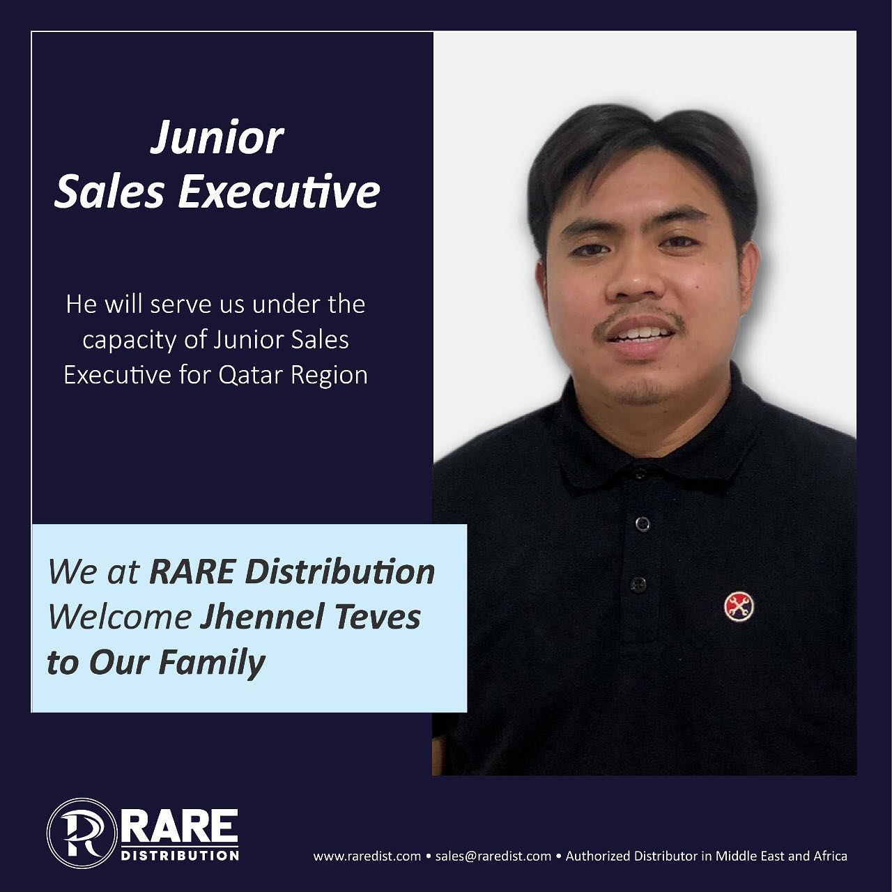 We are honored to welcome Mr. Jhennel... - Rare Distribution | Facebook