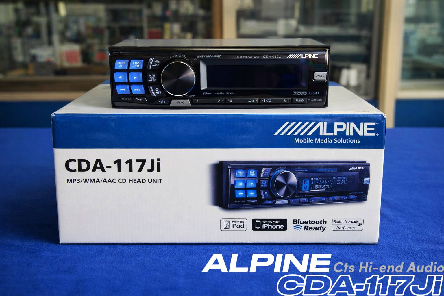 Alpine CDA-9886 and CDA-117 car stereos