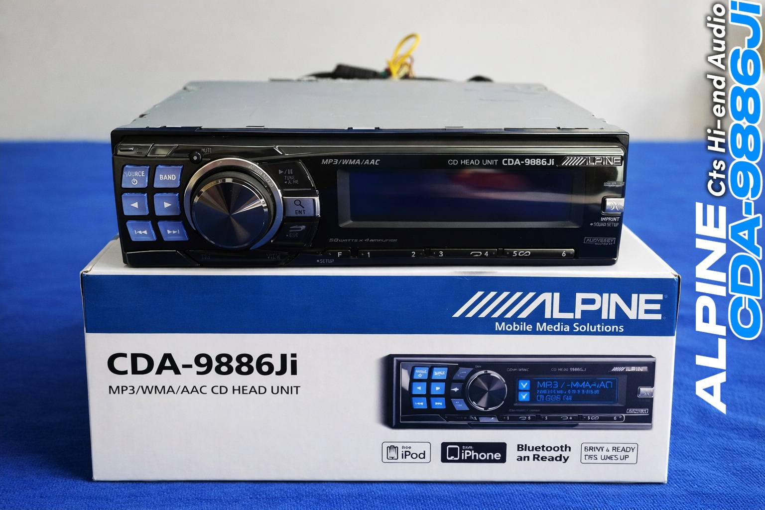 Alpine CDA-9886 and CDA-117 car stereos