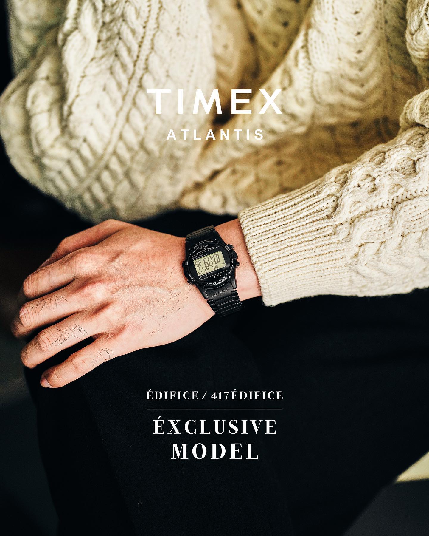 EDIFICE｜エディフィス - 【TIMEX - Exclusive model - 】﻿ ﻿ TIMEX 