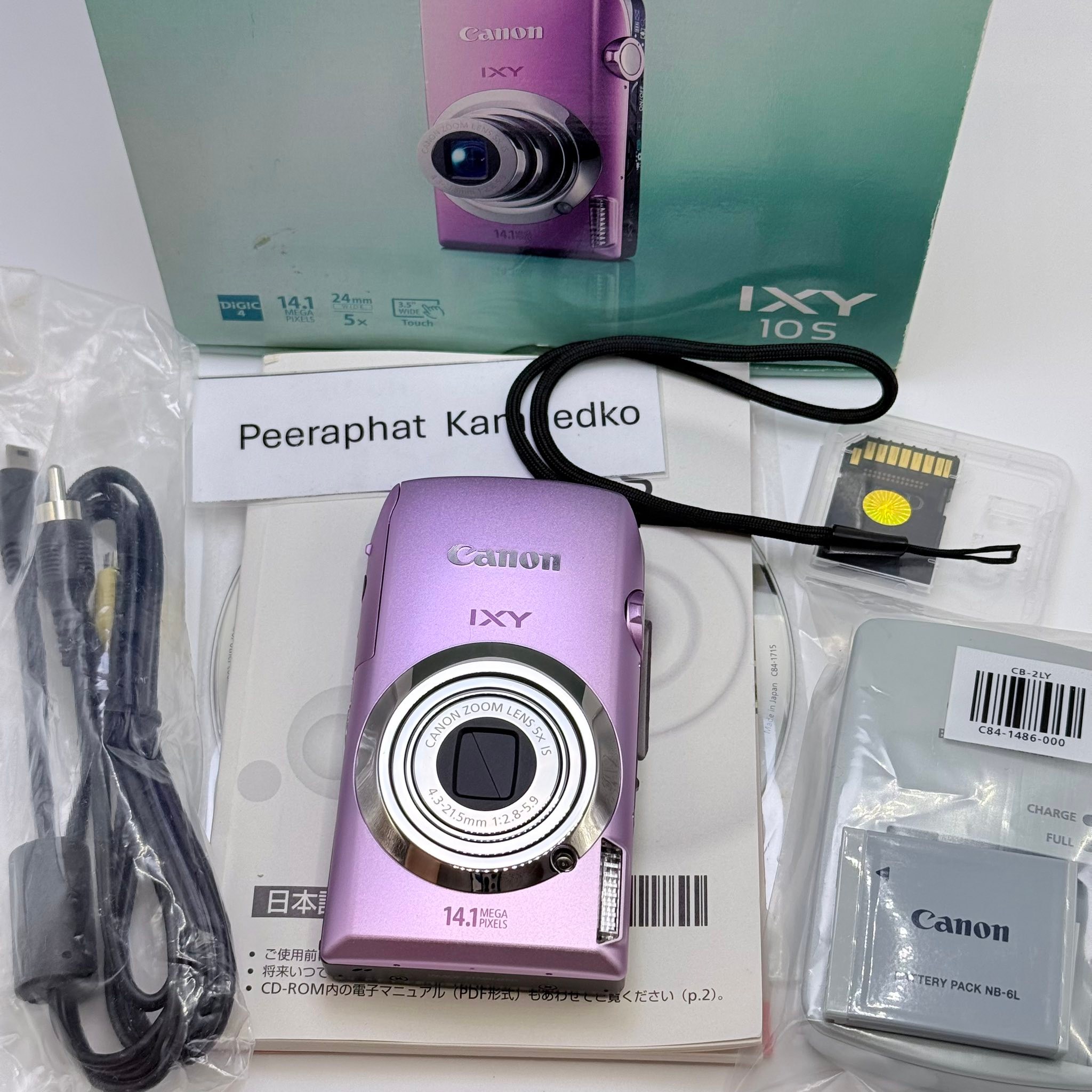 Canon IXY 10s & Ixus210is Full box Pink?