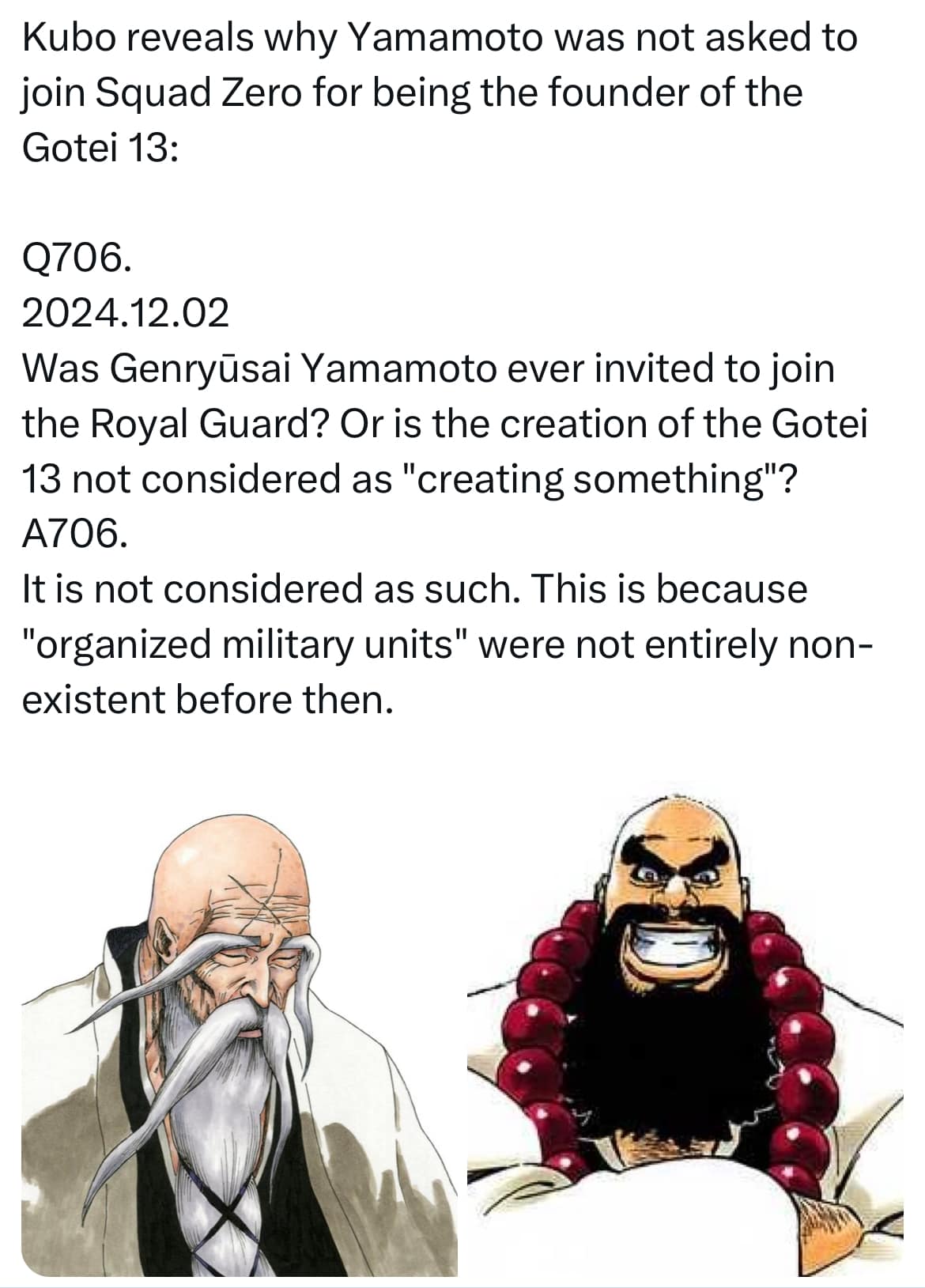 New Kubo answers from Klub Outside