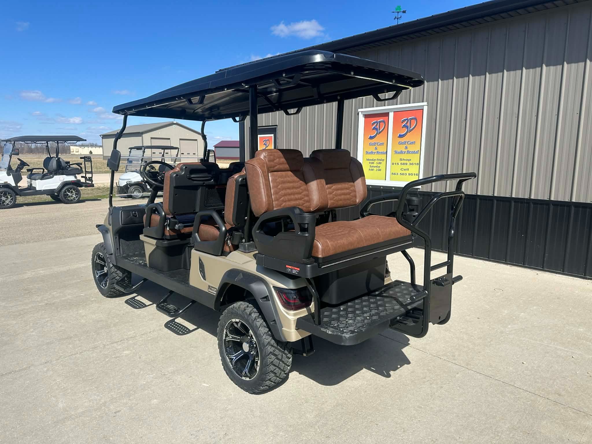 2026 TARA SUMMIT AIR 4+2 LIFTED 51V LITHIUM 6-SEATER Golf Cart! LIFTED ...