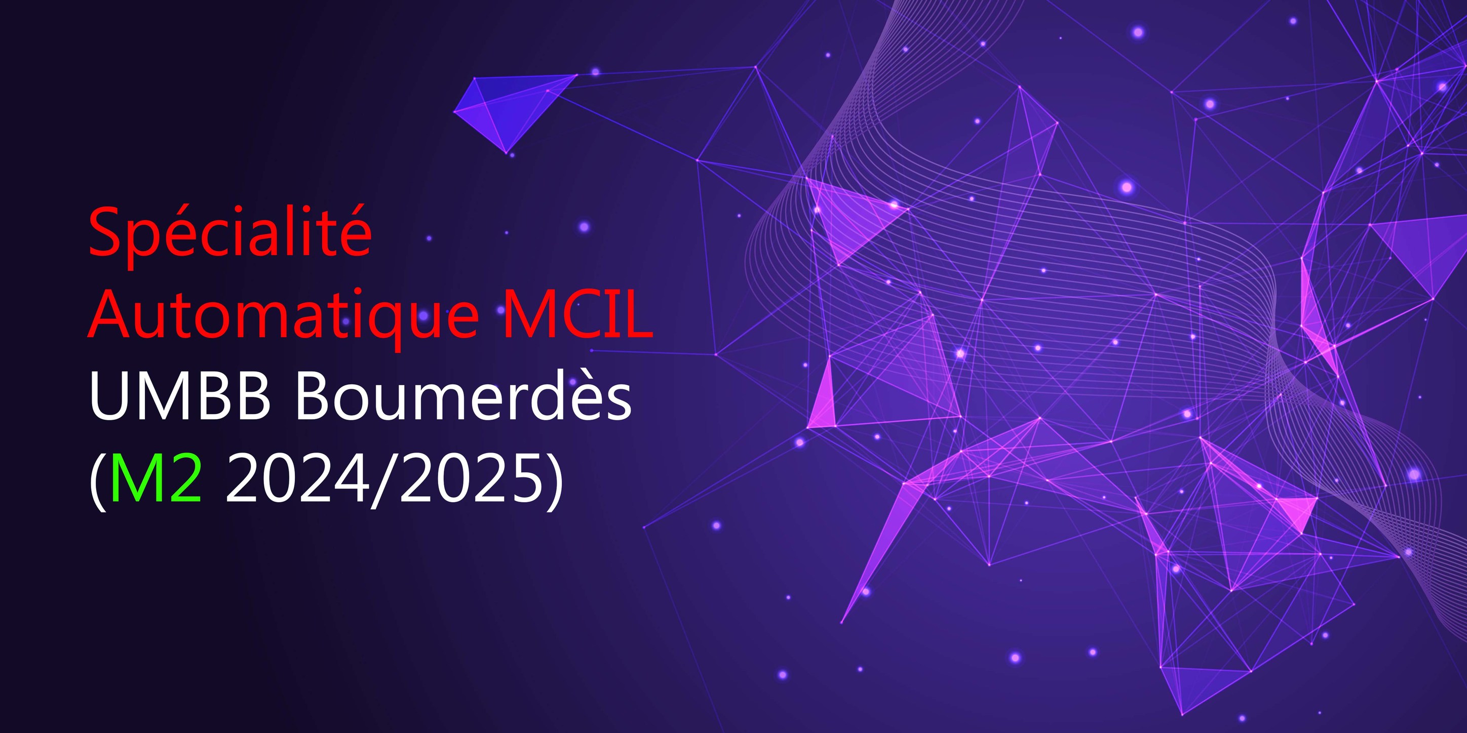 Spécialité automatique MCIL UMBB Boumerdès (M2 2024/2025) | Facebook