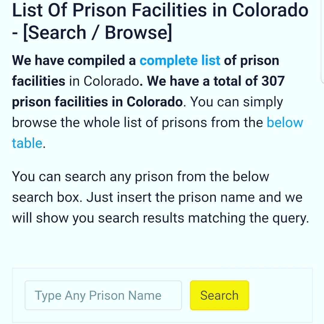 All Inmate Search