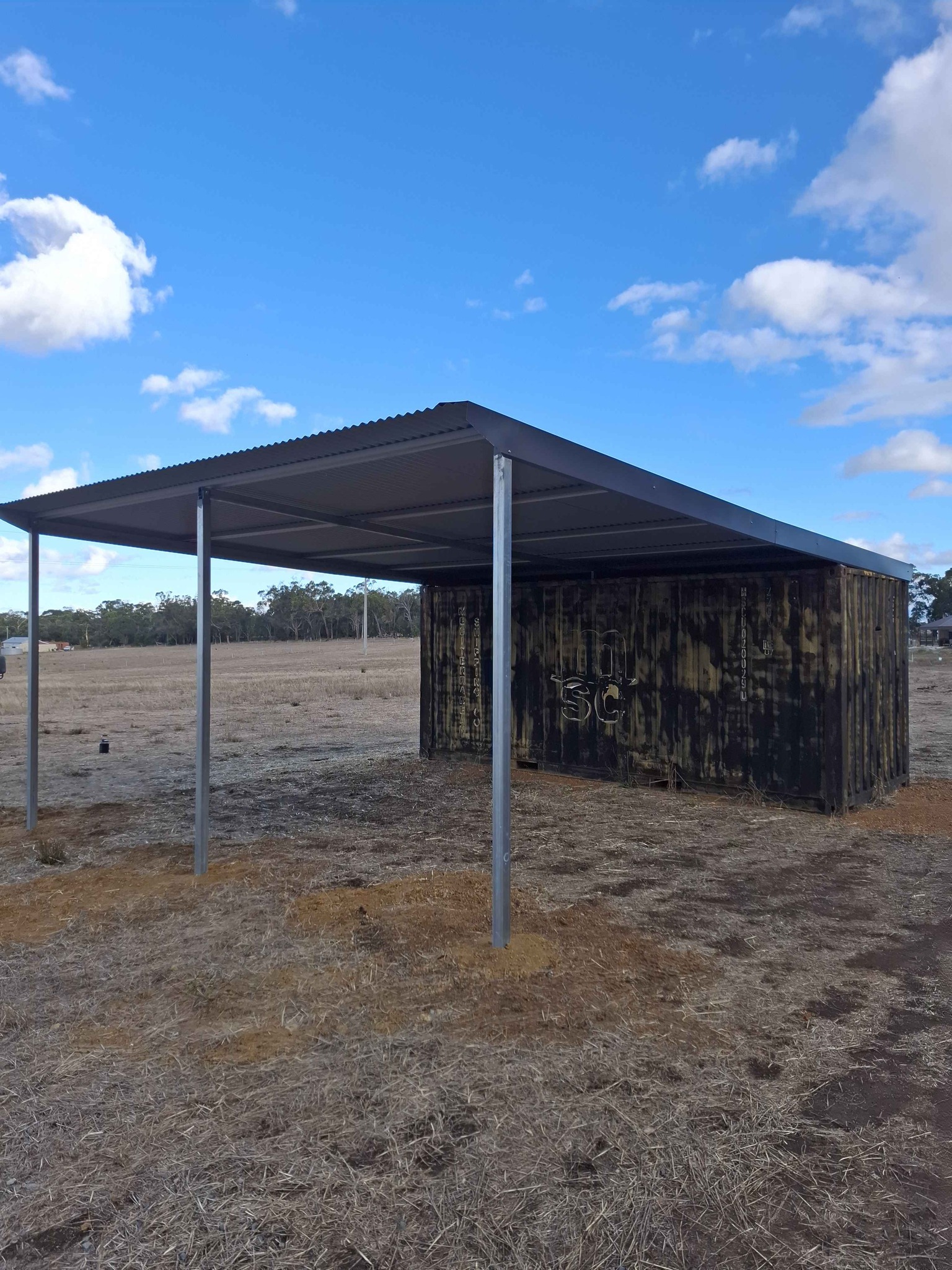 Sea Container Lean-to - Structures - Mount Barker, Western Australia ...