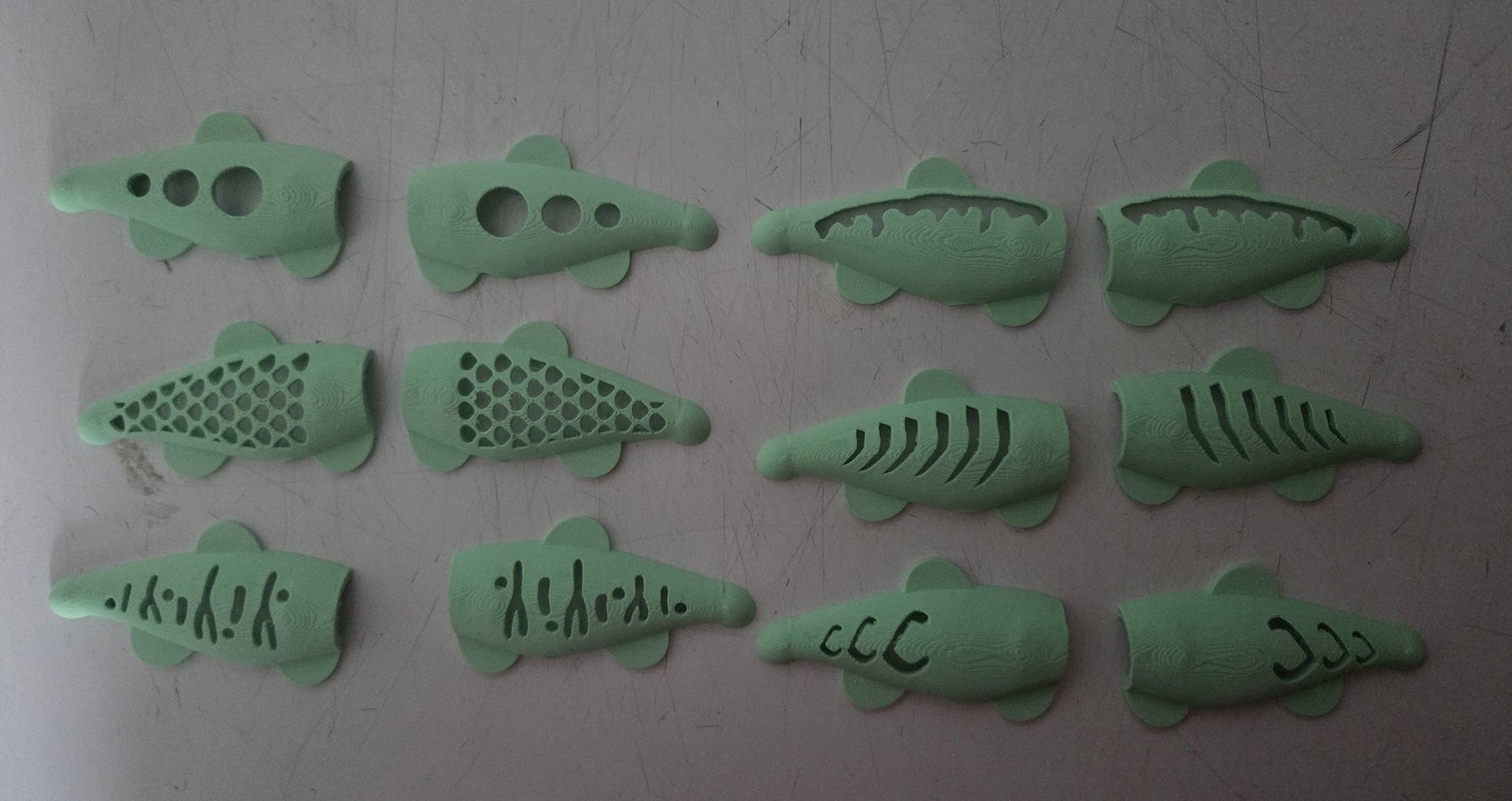 3d printed fishing lure stencils wLure Hard Plastic Stencil for UPHC25 Review of 3d flex stencils