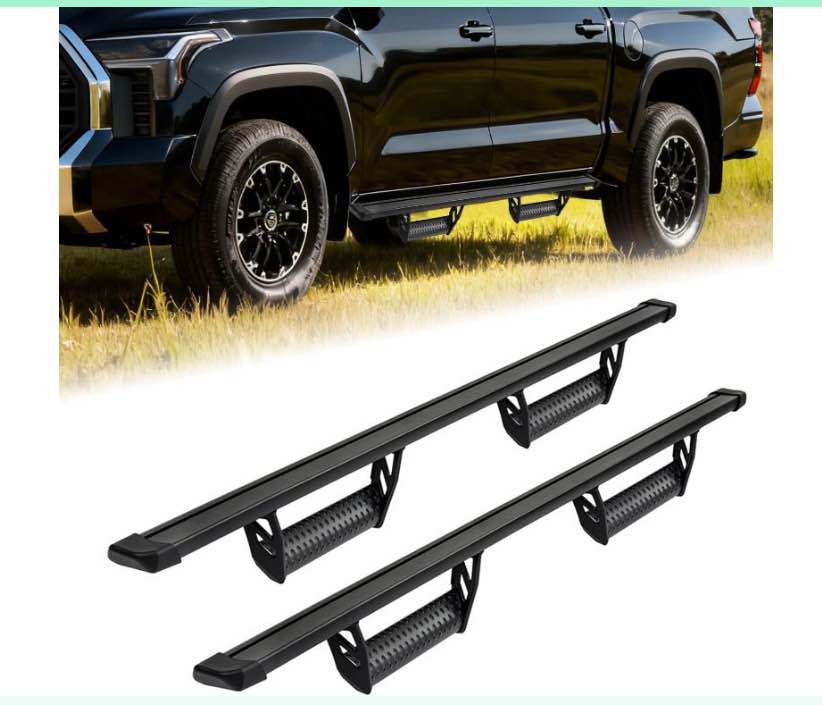 Turmaul Aluminum Running Boards For 2022-2026 Tundra CrewMax Cab