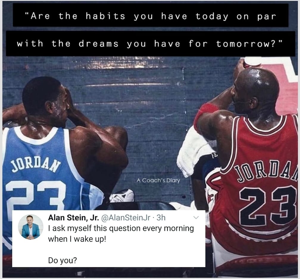 A Coach S Diary Are The Habits You Have Todag On Par With The Dreams You Have For Tomorrow We Are What We Repeatedly Do Facebook