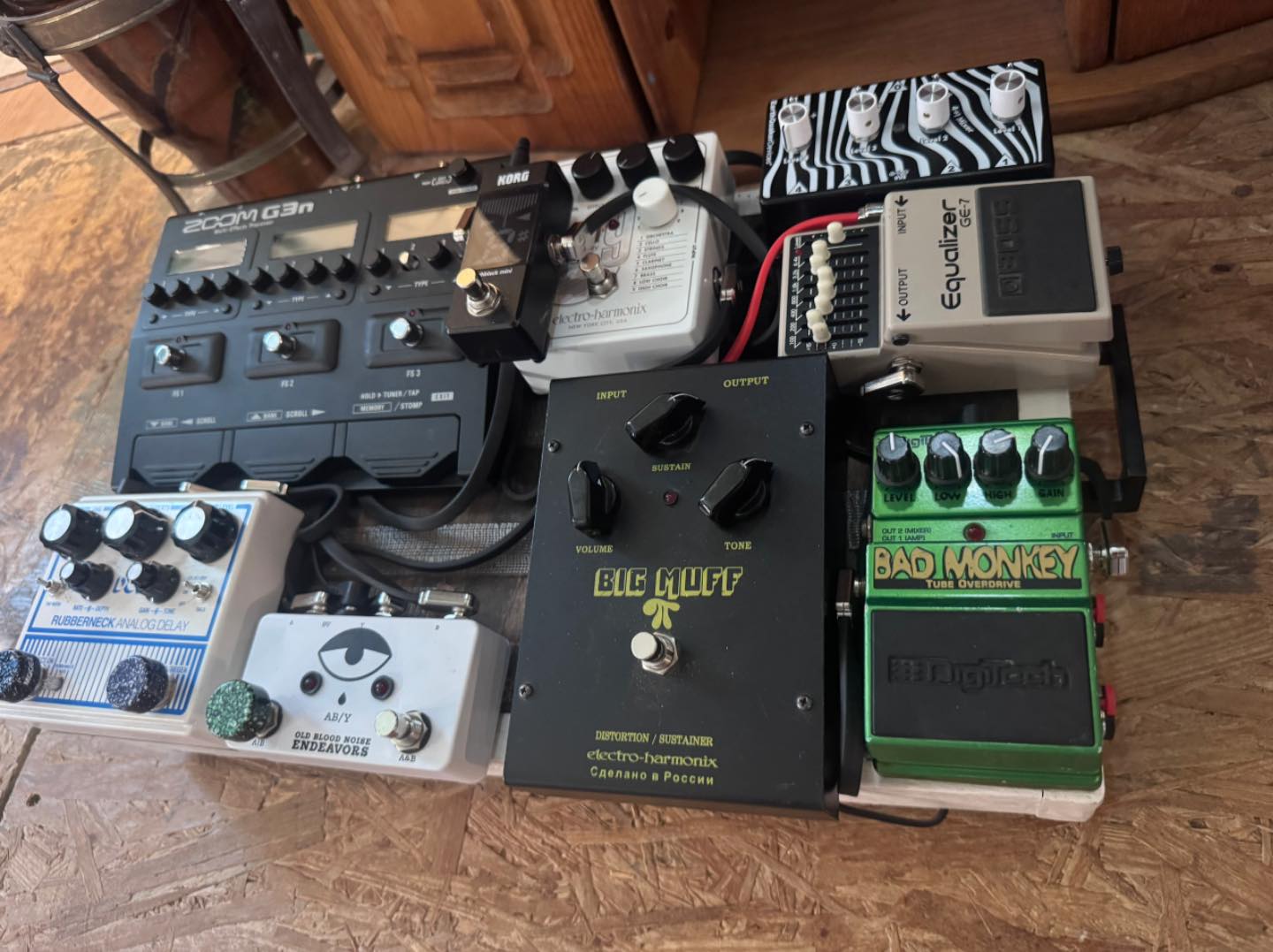 How to wire Dod Grunge FX69B input and output jacks