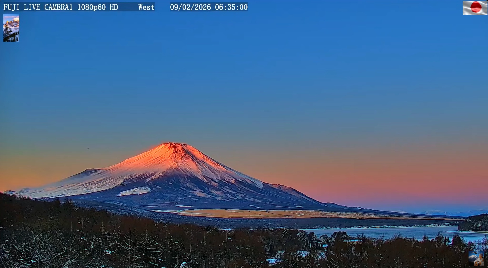 🇯🇵🇯🇵🇯🇵新しい日本の夜明け！🥰✨🎯🌈開運の「赤富士」（紅富士