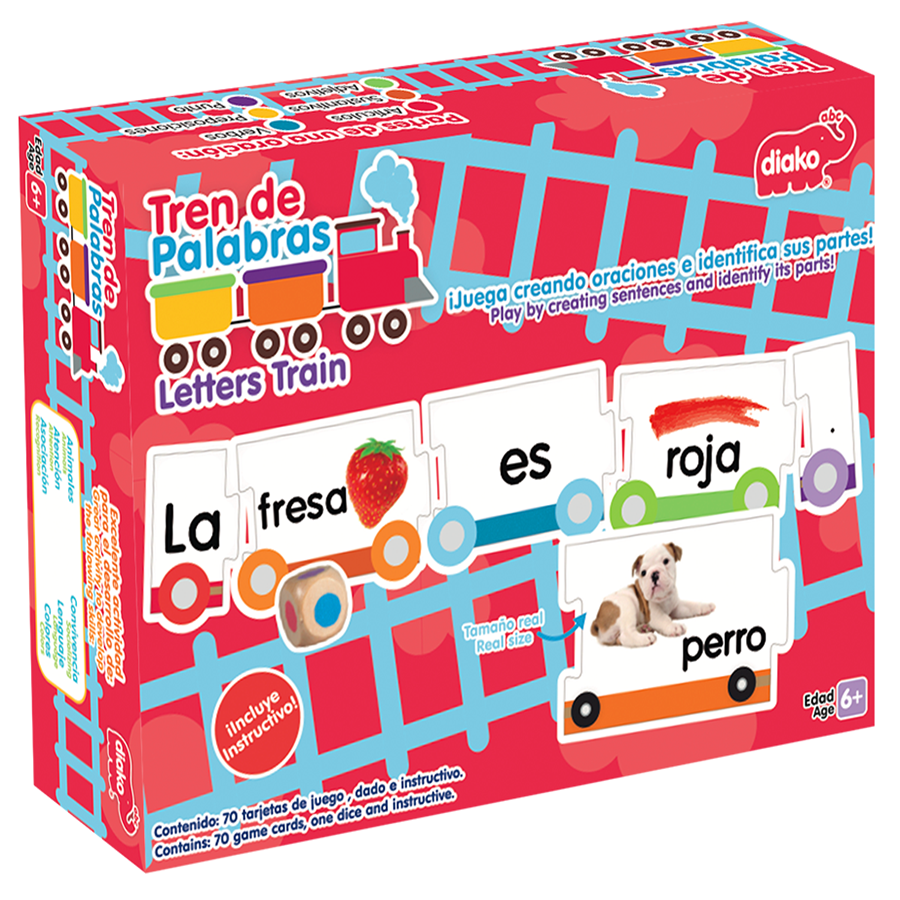 👧🧒Tren de palabras 🚂 ABC 🚂... - Jugueteria Destellos