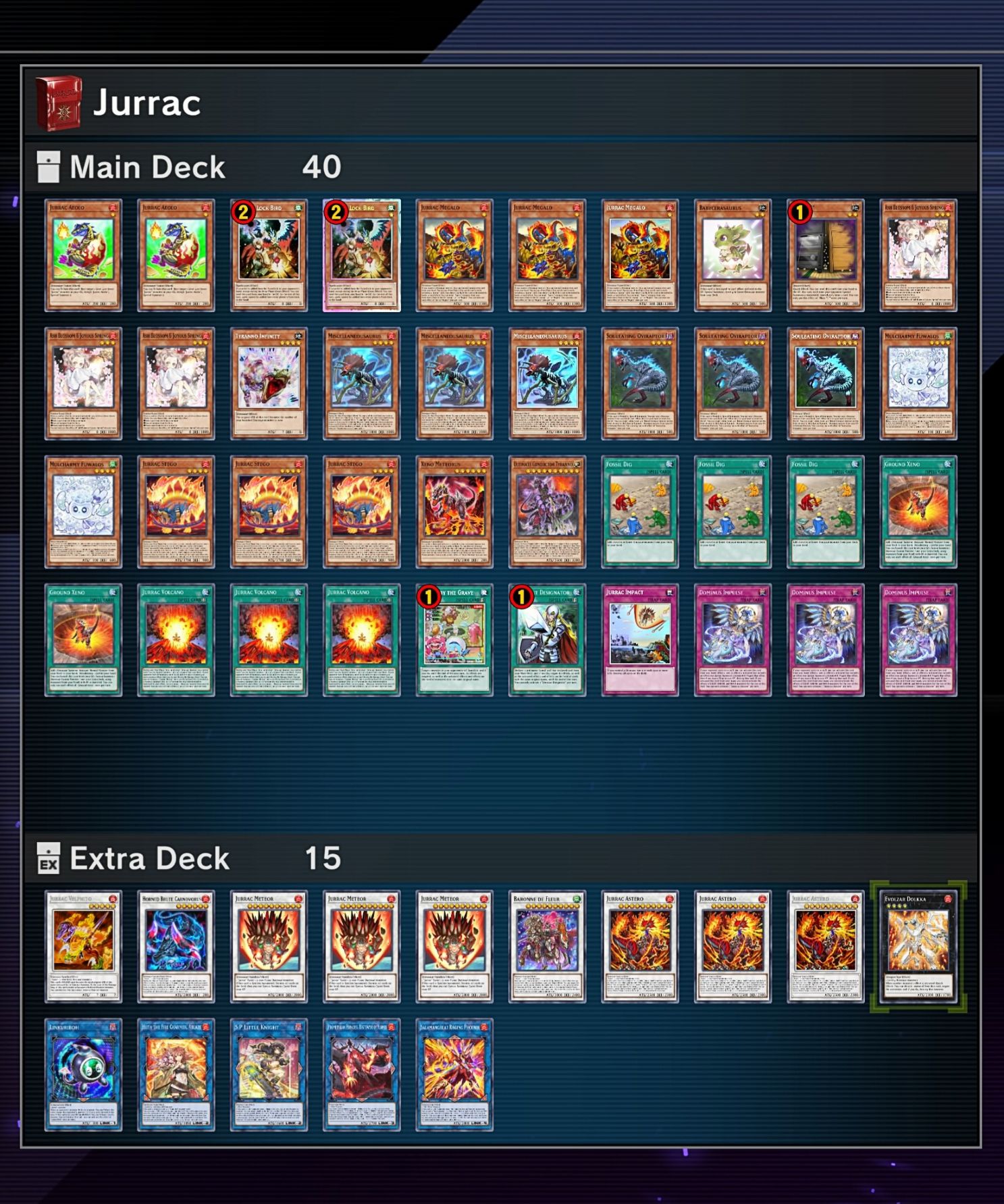 yugioh jurassic deck Complete Custom for Yu-Gi-Oh! GX fun fact there is a