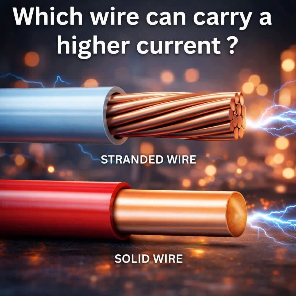 Electrician | Which Wire Can Carry a Higher Current | Facebook