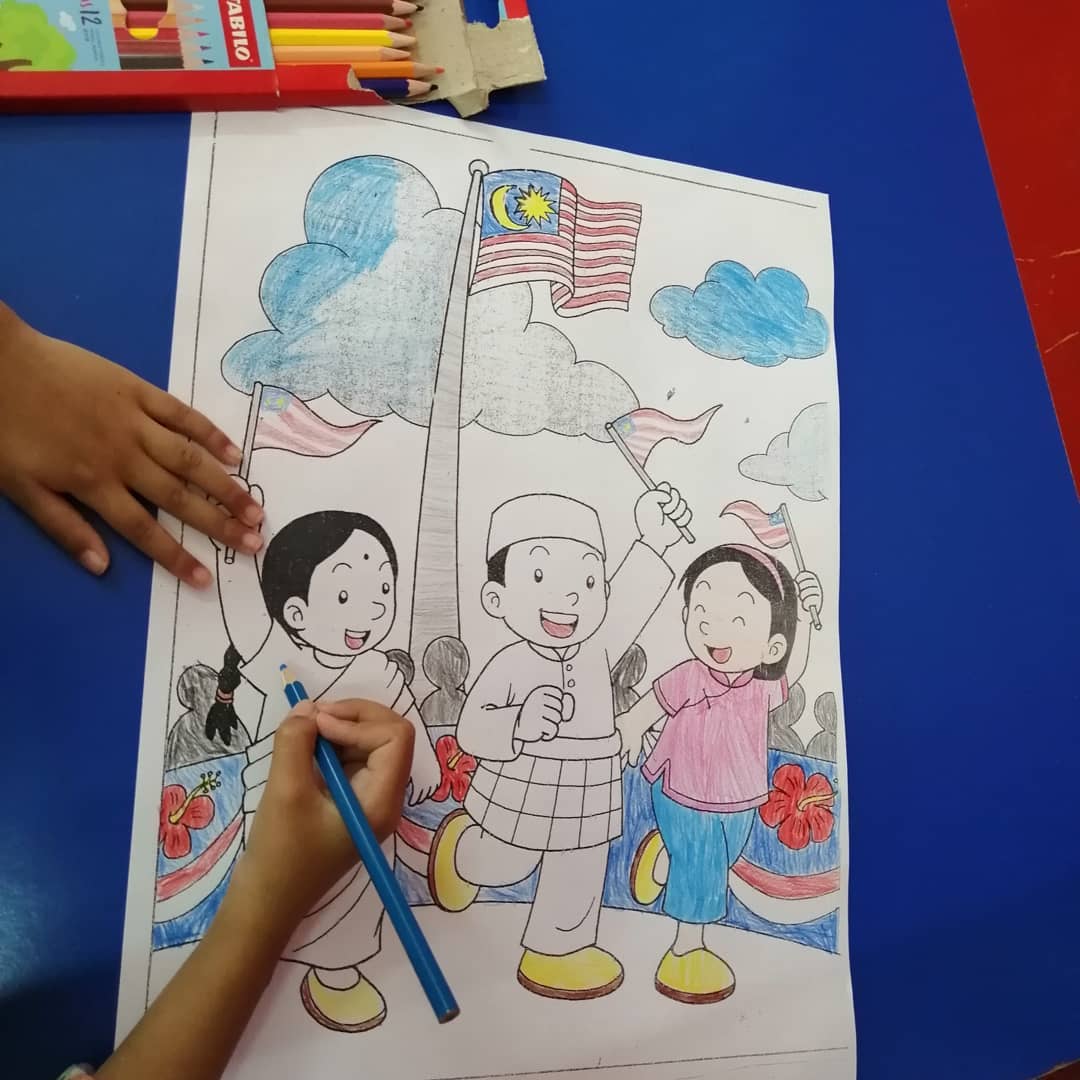 Coloring Contest for Merdeka 63th... - Tadika Pekula Jaya, SP | Facebook