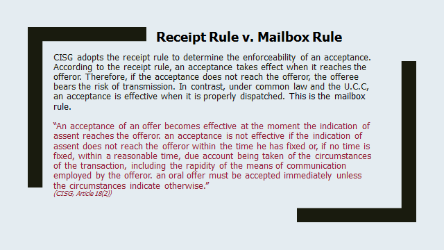 Receipt Rule v. Mailbox... - Thầy Tuấn - Tiếng Anh Pháp lý | Facebook