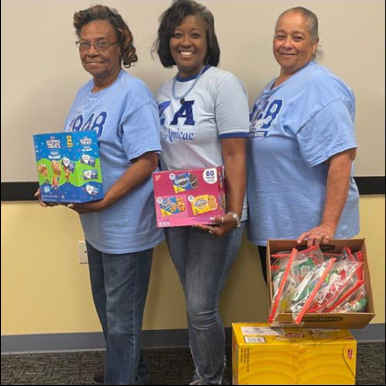 The ladies of Zeta and the Zeta Amicae of Lake Charles know how ...