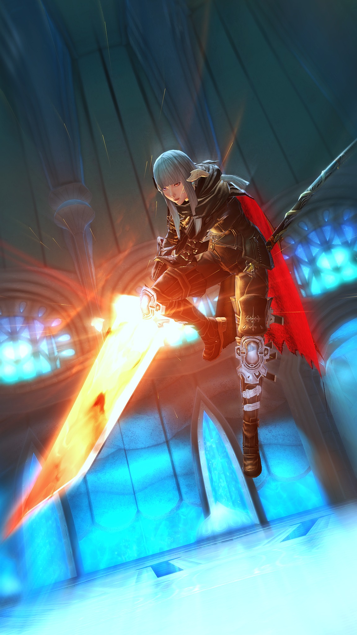FF14 Final Fantasy XIV - 最終幻想14 繁體中文伺服器 光之戰士討論社 | 仔細看，原來武士的LB2是拿出「破壞劍 ...
