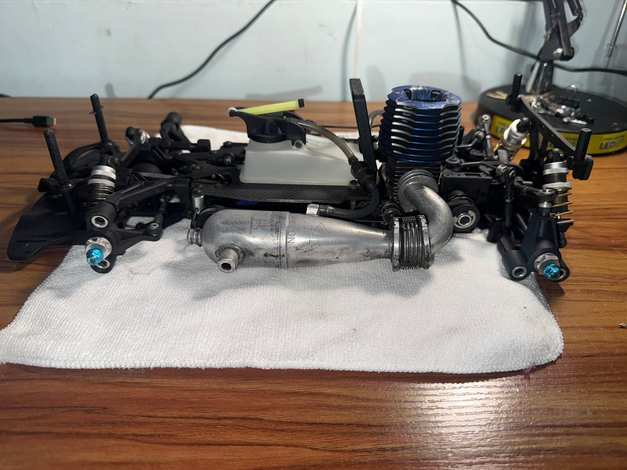 Kyosho V-One RRR touring car for sale with OS Max 12TZ engine