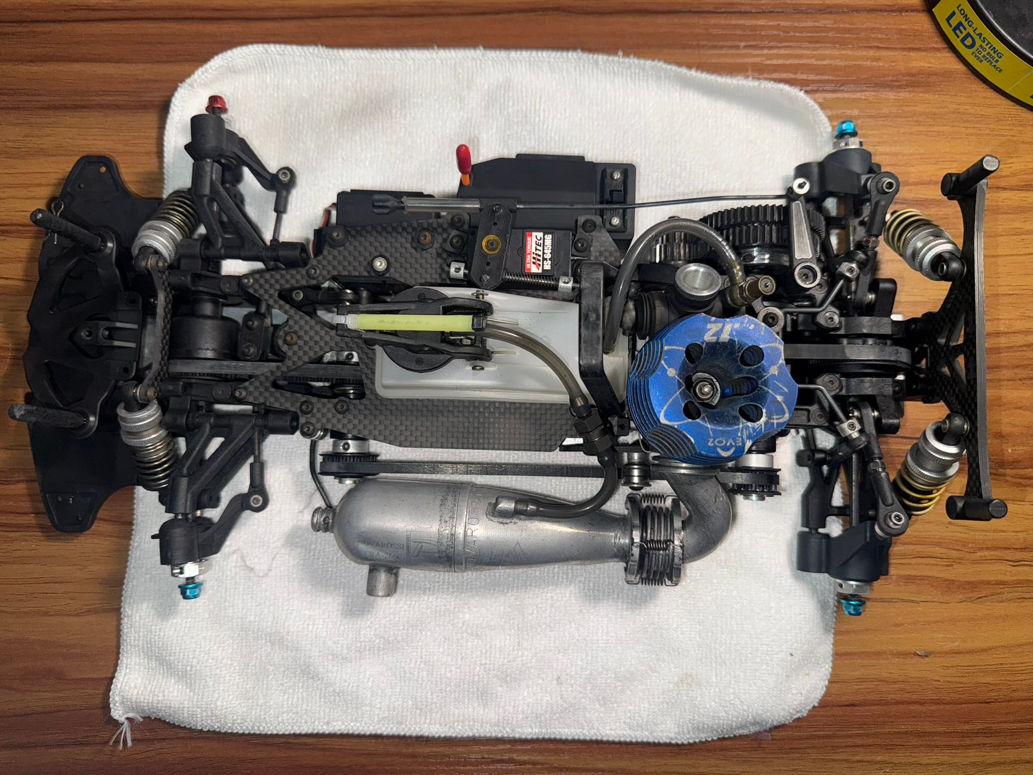 Kyosho V-One RRR touring car for sale with OS Max 12TZ engine