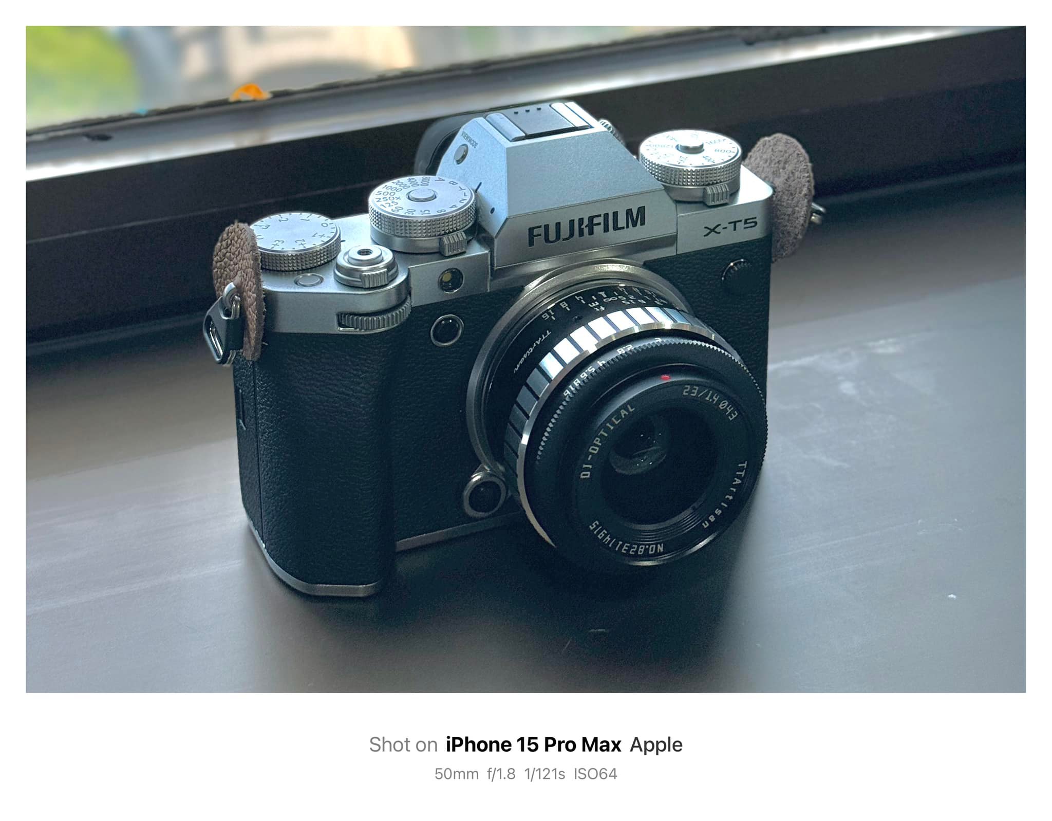 Fujifilm X-T5 with TTArtisan 23mm f1.4 lens