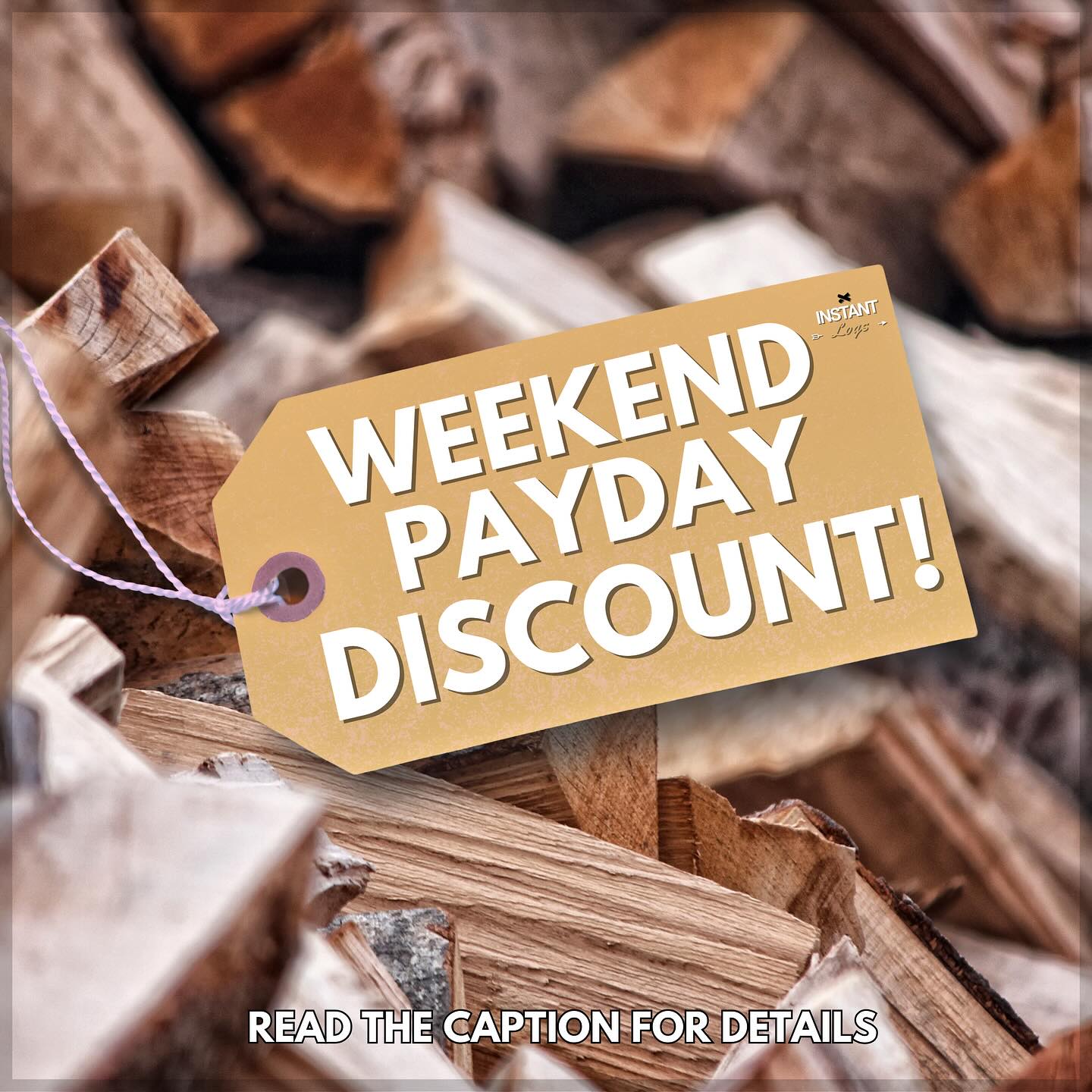 Instant Logs - Happy Weekend! 🤩 Celebrate payday weekend... | Facebook