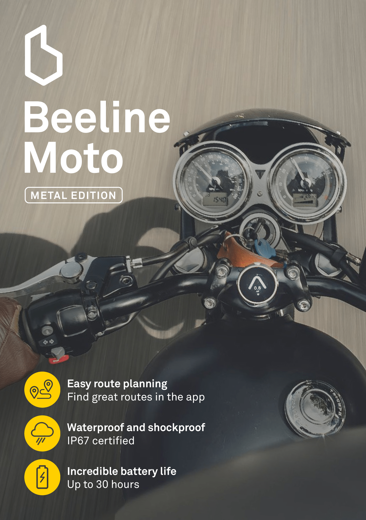 The open road just got a classic upgrade. Meet the Beeline Moto II 
