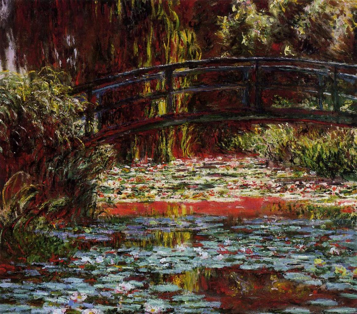 Claude Monet “Bridge over a Pond of Water Lilies”