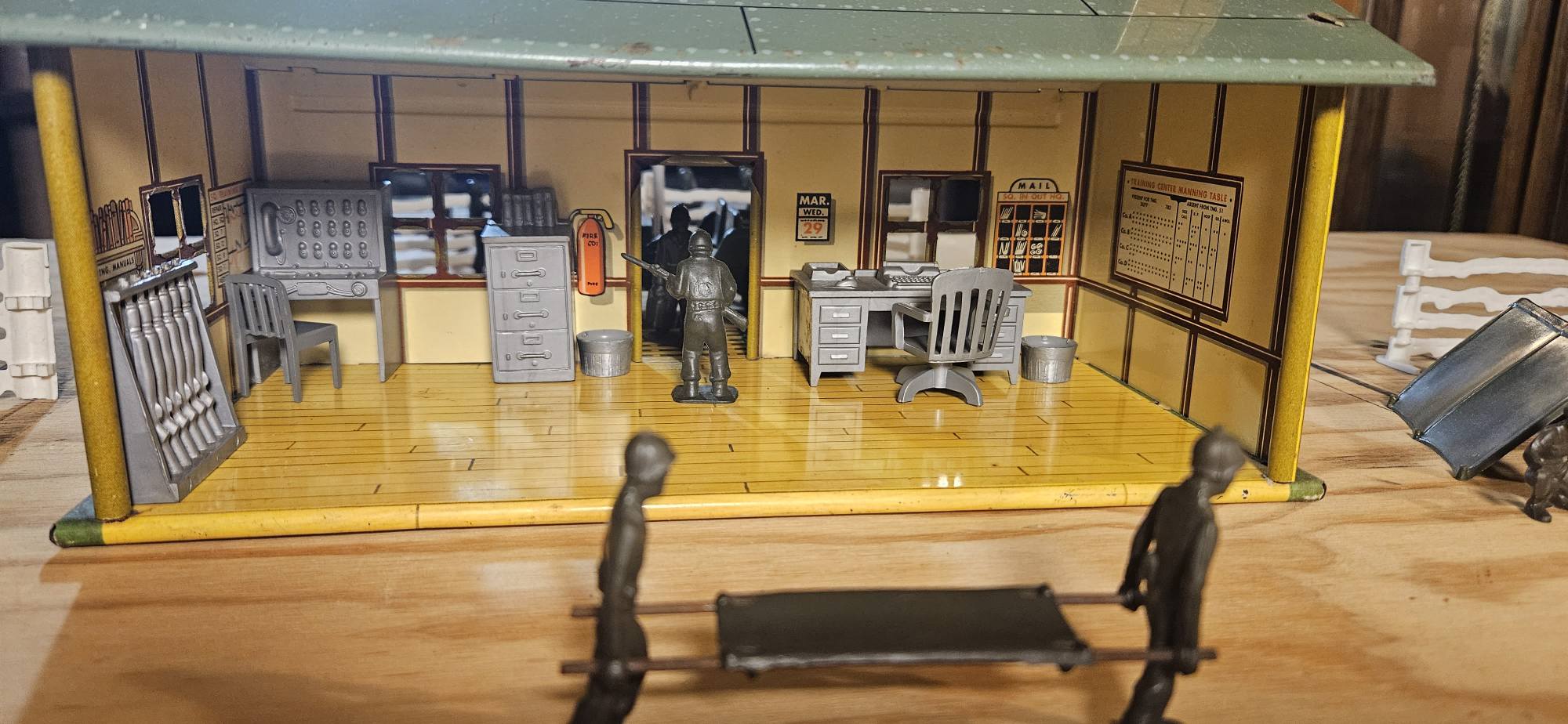 marx toy ブリキ　陸軍トレーニングセンター1950〜60年　ビンテージ Army & Air Corps Training Center