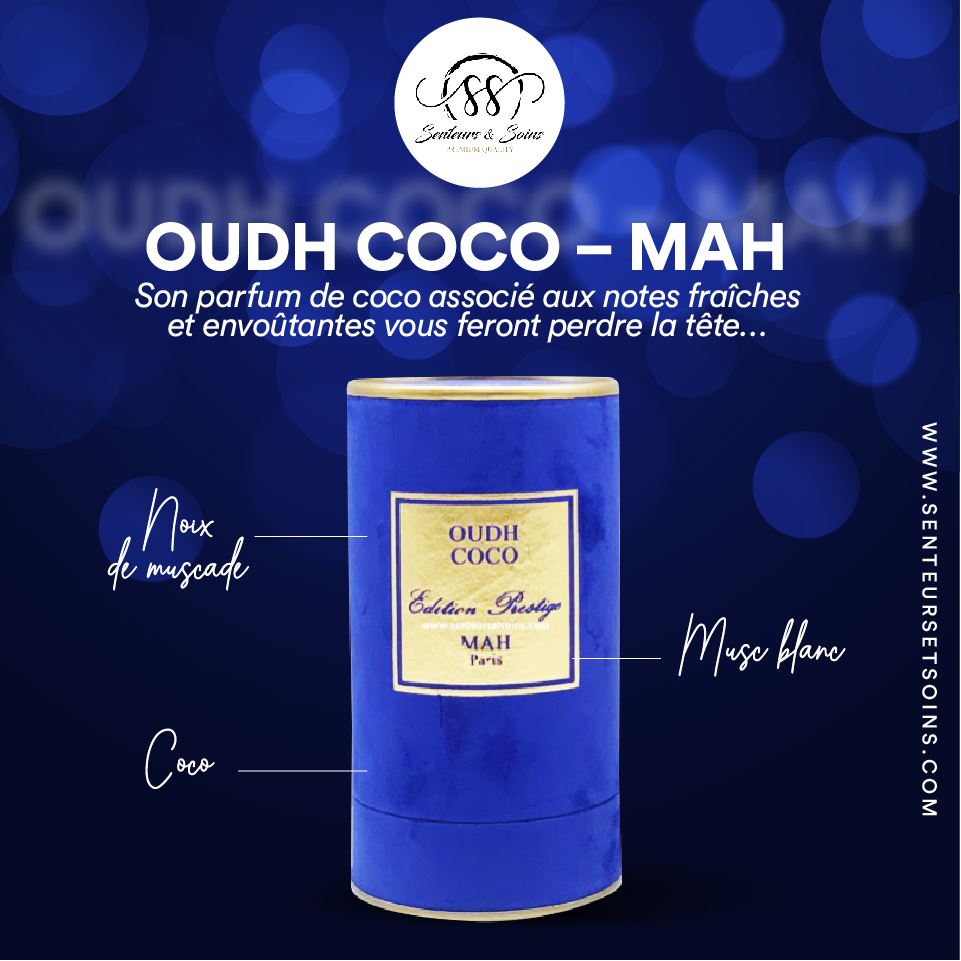 Parfum Oudh Coco MAH - Extrait De Parfum 50 Ml - Marque Mah Paris - Neuf Dans Son Emballage
