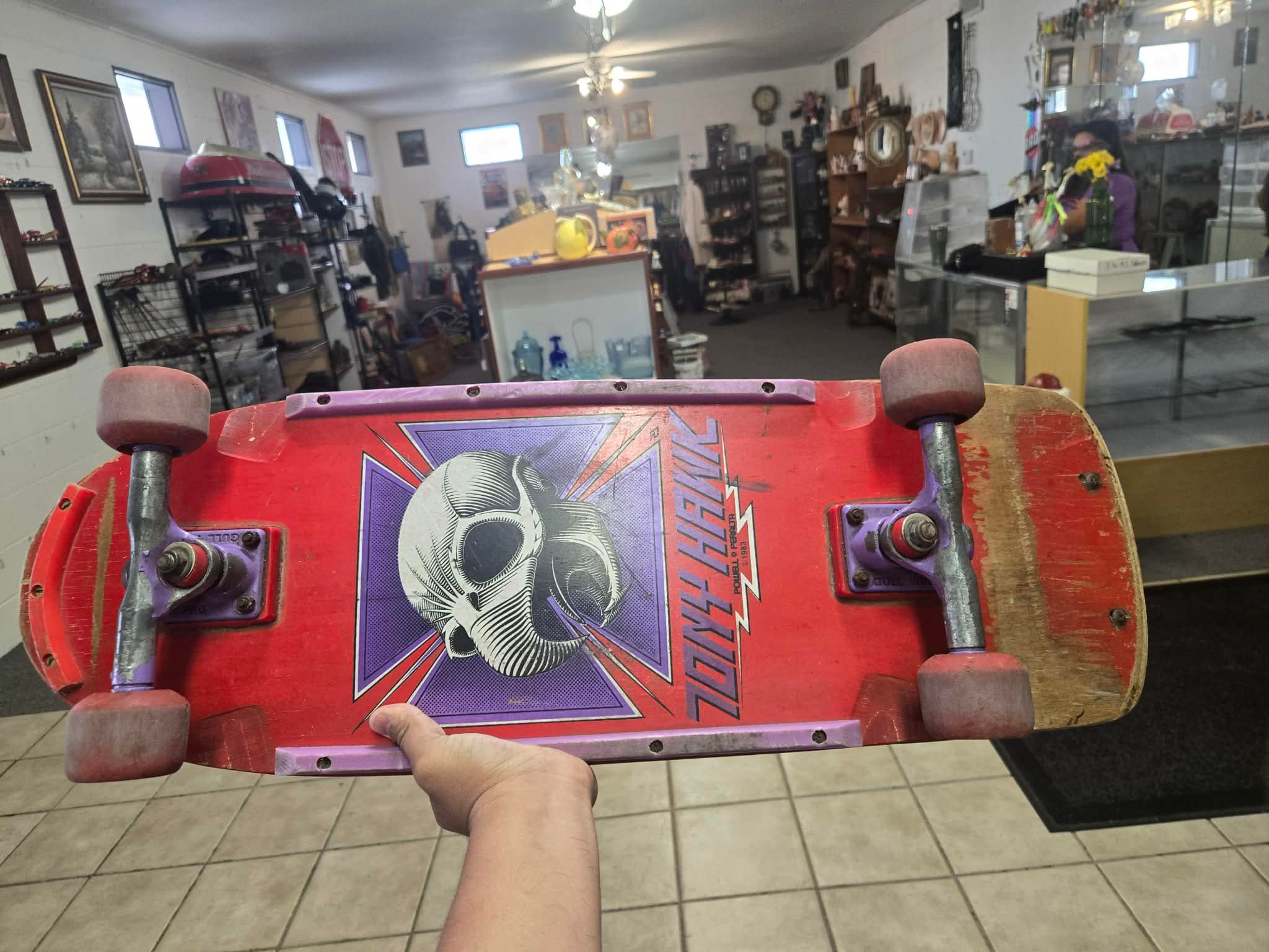 Any offers on my 1983 tony hawk powell peralta board