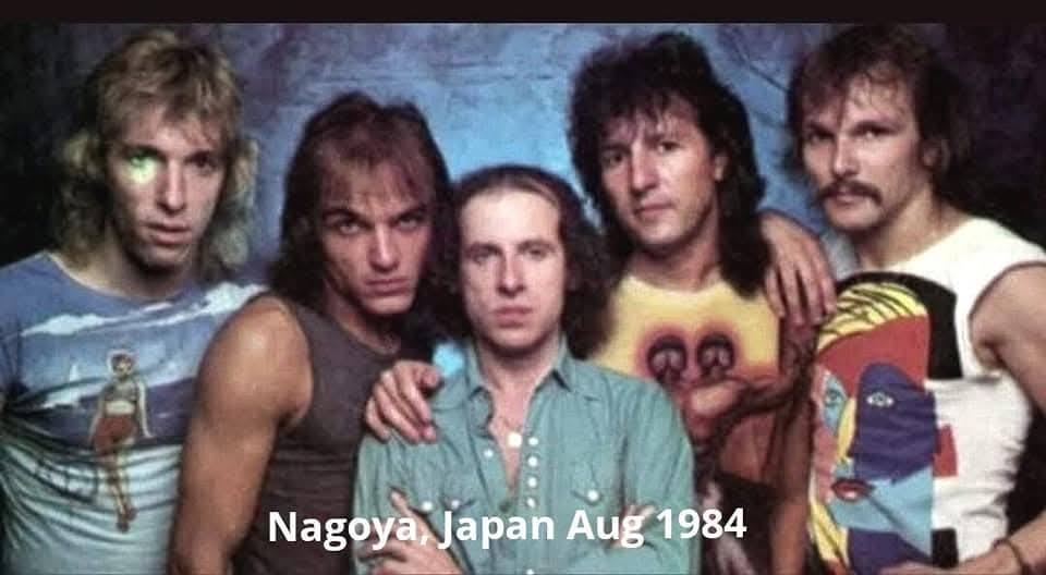 Scorpions at Super Rock 84 in Nagoya, Japan