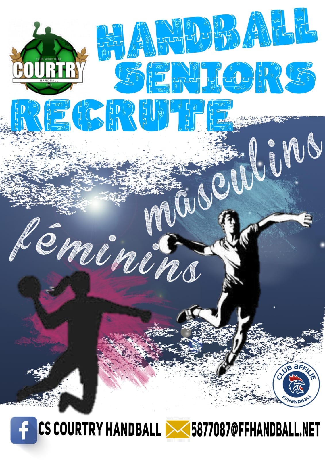 Nous pensons déjà à la saison... - CS Courtry Handball | Facebook