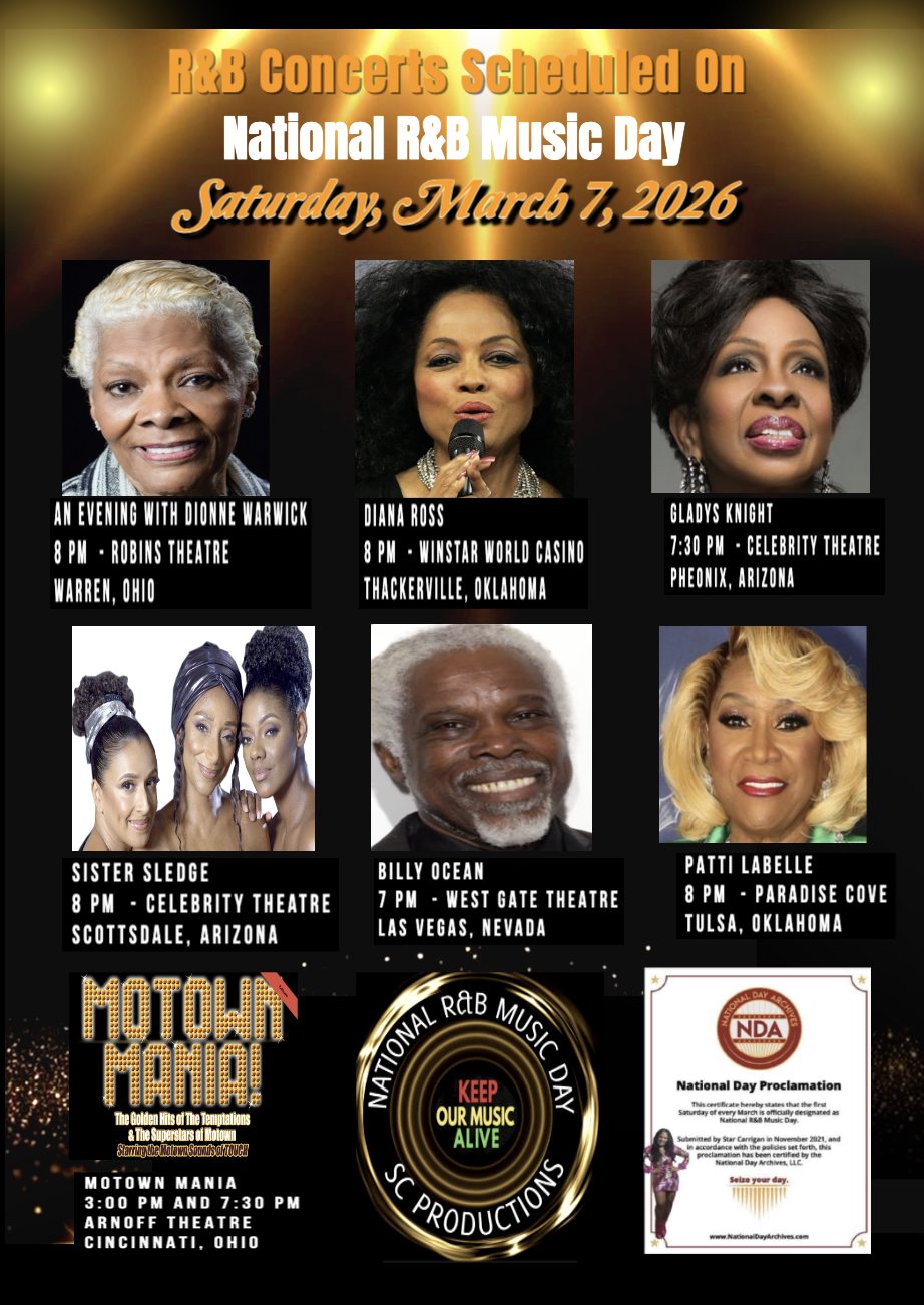 R&B icons October London, Eric Benét and J. Brown will take over