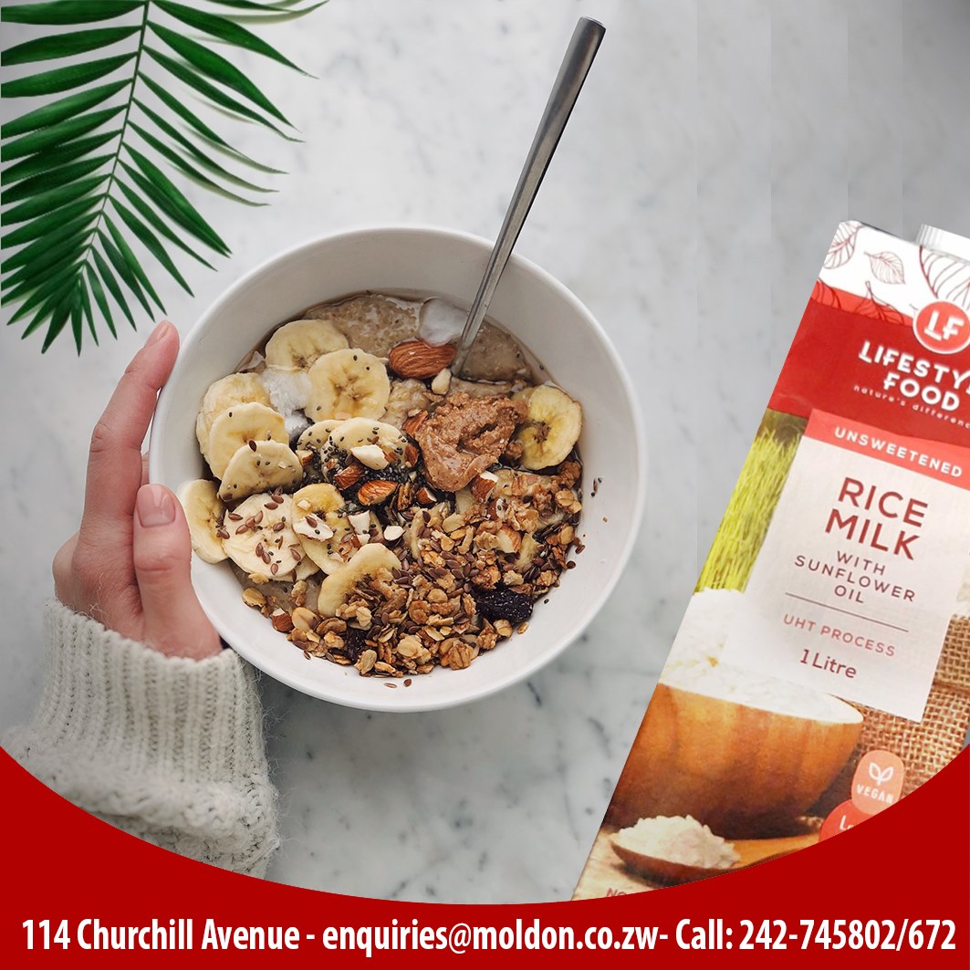 Moldon - Back in Stock! Lifestyle Foods Rice Milk zwl$500.00