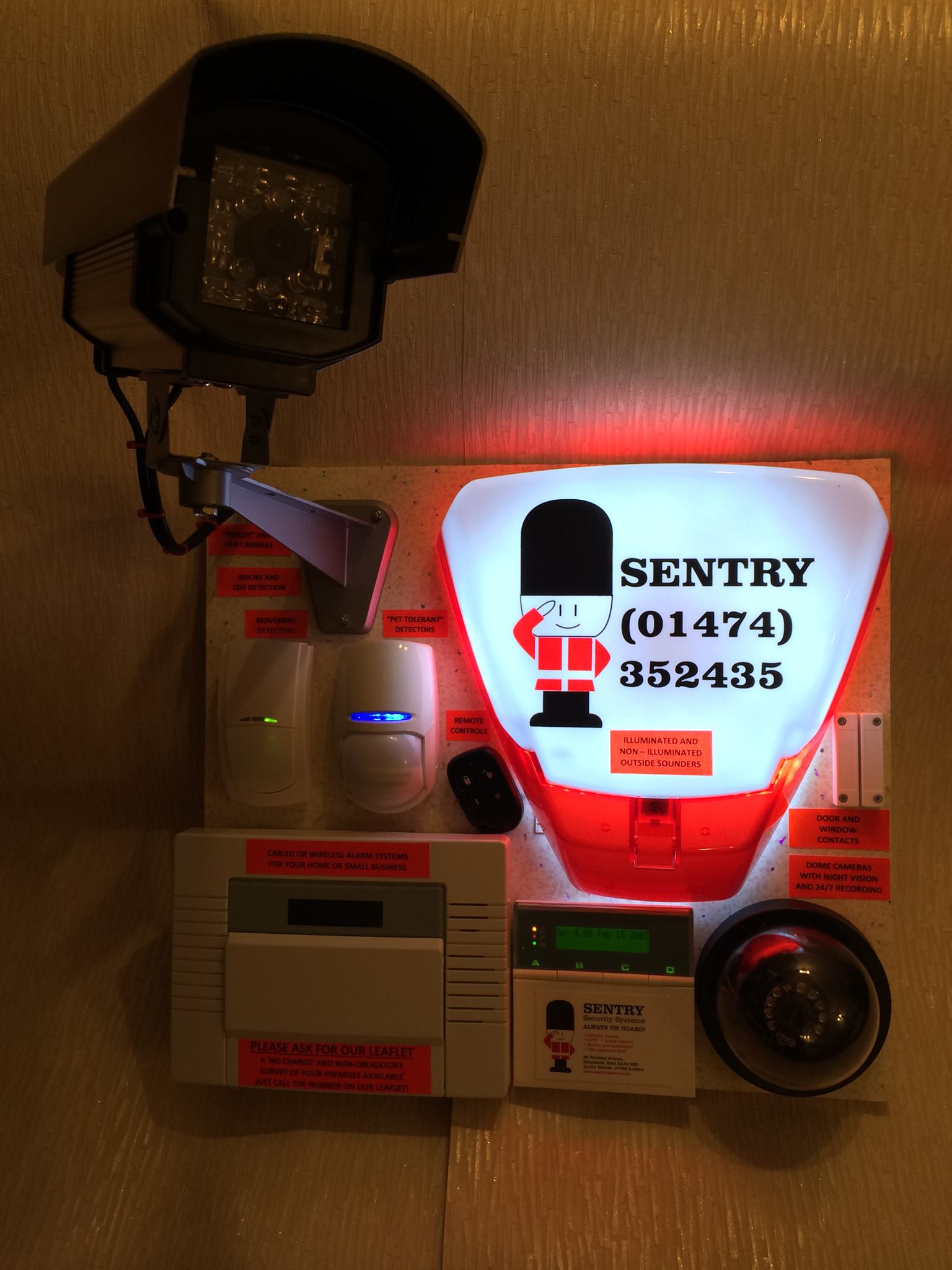 Sentry Security - Our new static display, now on view... | Facebook