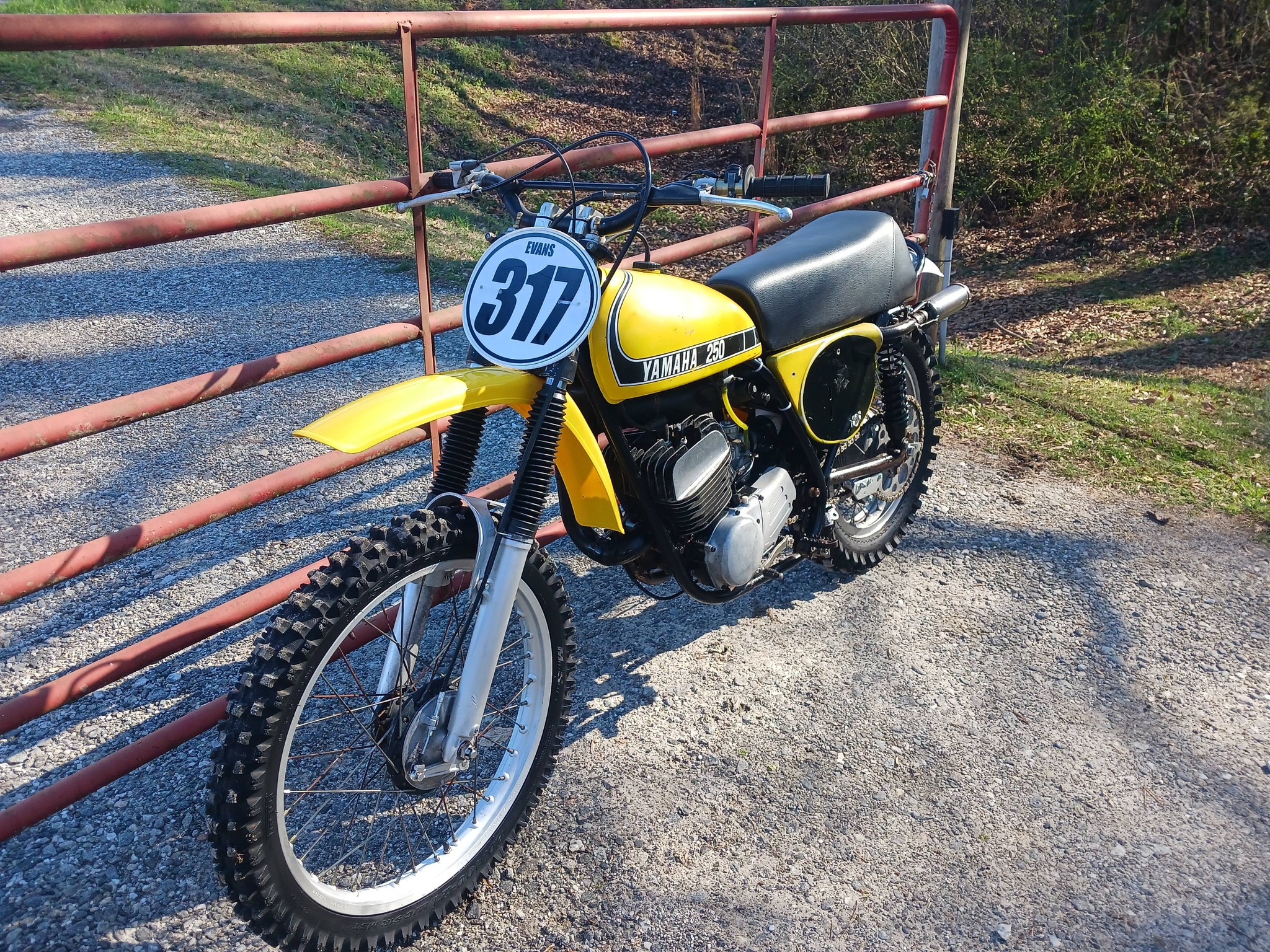 1974 Yamaha MX250 motorcycle for sale