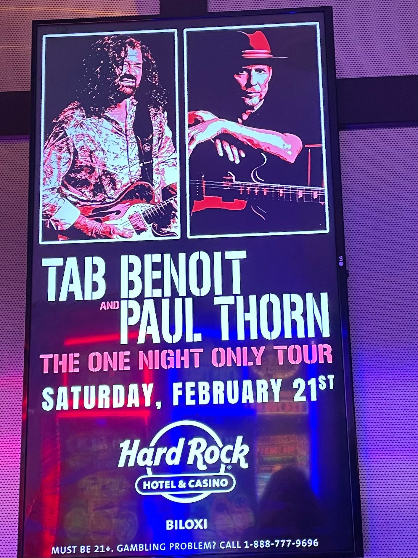 Great live music at hard rock biloxi, MS